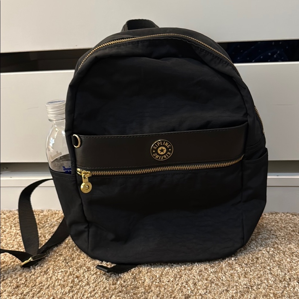 Kipling Black Backpack for Men
